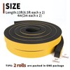 Yotache High Density Adhesive Foam Tape 1" Wide X 3/4"