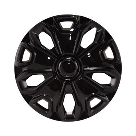 Fuel Rider 16 inch Black ABS Hubcap Wheel Covers Compatible with 2015-2019 Ford Transit (Set of 4) Wheelcovers for 16 inch Standard Steel Wheels- Auto Tire Cover Replacement Exterior Cap Cover