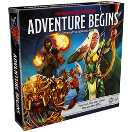 Hasbro Gaming Dungeons & Dragons Adventure Begins, Cooperative Fantasy Board Game, Fast Entry to The World of D&D, Family Game for 2-4 Players, 10 and Up