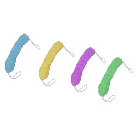 Shower of All AROUND24, Braided Bath Sponge Shower Bath Body Mesh Sponge Back Einseifer cm multicoloured