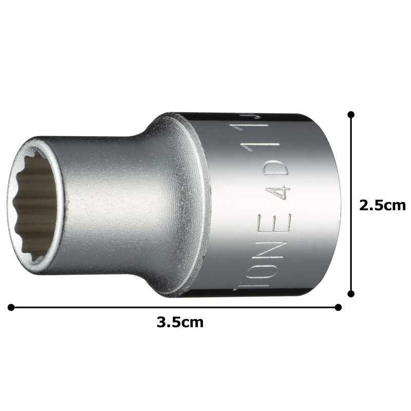 Tone Socket (12 Angles) 4D-11 Insertion Angle 12.7 mm (1/2