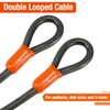 ValueMax Bike Lock Cable, 7FT/213CM x 12mm Bicycle Security Cable,