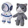 IKEA AFTONSPARV Soft Toy With Astronaut Suit Cat 11" 005.515.39