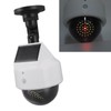 Solar Dummy Fake Camera Security Outdoor Solar Powered Simulated Surveillance