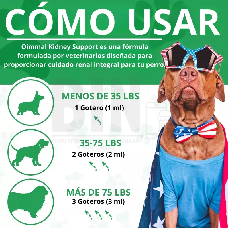 Suplemento Para Salud Renal Perros Natural Riñones Y Vejiga