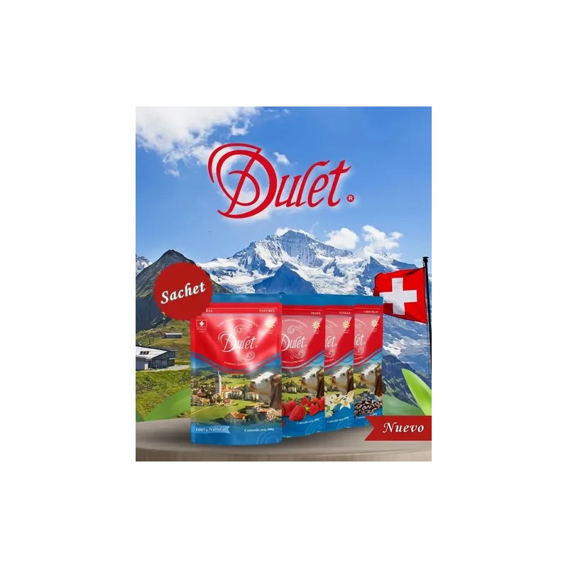 Lactosuero Suizo Dulet 100% Natural Sabor Vainilla