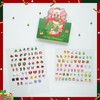 koutey Christmas Stick On Earrings for Little Girls 4-6 -
