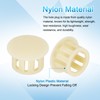 uxcell 190pcs Nylon Plastic Hole Plugs, 9 Size 1/5" 2/7"