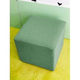 ZeugLung Ottoman Cover Square, Ottoman Slipcover, Small Footstool Covers, Stretch Cube Footrest Slip Covers,16x16 18x18