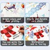 JarThenaAMCS Winter Bulletin Board Decorations Christmas Snowman Snowflake Paper Cutouts