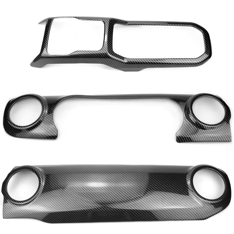 Bolaxin ABS Center Console Interior Trim Panel Dashboard Decor Cover