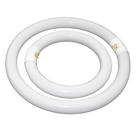 Circular Light Bulbs Set FC12T9-DL and FC8T9-DL Daylight Fluorescent Lamp,Circline 6500K 12inch T9 32Watts and 8inch 22Watts Replacement for Ceiling Light,12,000hrs Long Lifespans