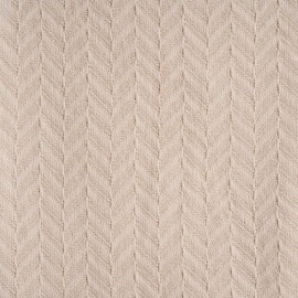 Cotton Twin Size Blanket - 100% Unbleached Premium Quality All-Weather for Twin XL Bed - Extra Large Cream 68"x92" (Twin/Twin XL)