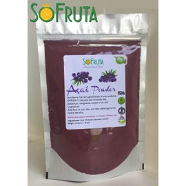 SoFruta ACAI powder 32oz (907g) Wild Harvested Superfruit Kosher Omega3 SoFruta