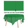 YANGTE 8 Pack Disposable Tablecloth Plastic Rectangle Table Covers 54