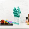 14 Pieces Rainbow Stainless Steel Blade Chef Kitchen Knife Set