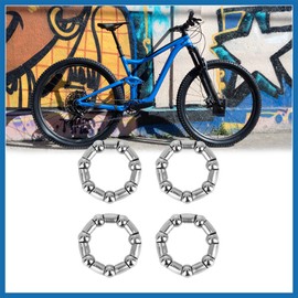 A ABSOPRO 4 pieces ball ring ball bearing headset headset ball ring steel ball ring 37 mm item replacement