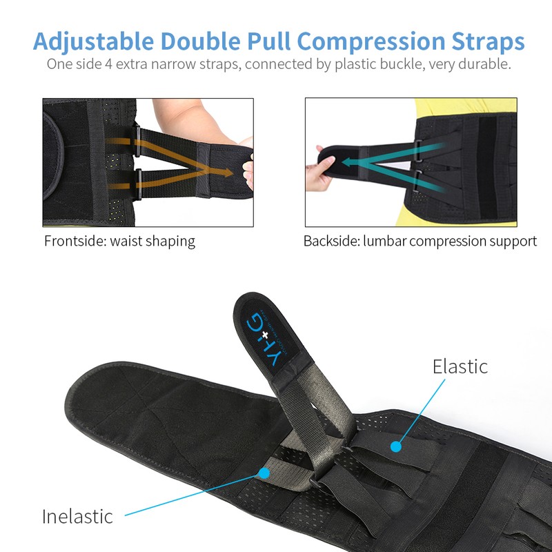 Posture Therapy Lumbar Brace Belt Lower Back Brace with Support