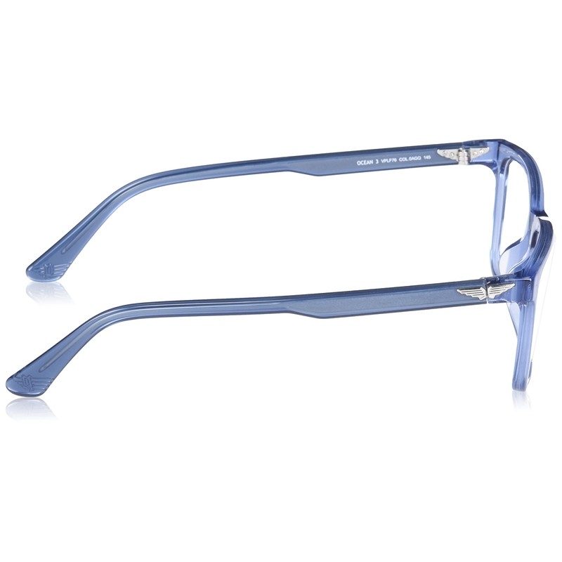 Police Unisex Sunglasses, Shiny Transp Blue