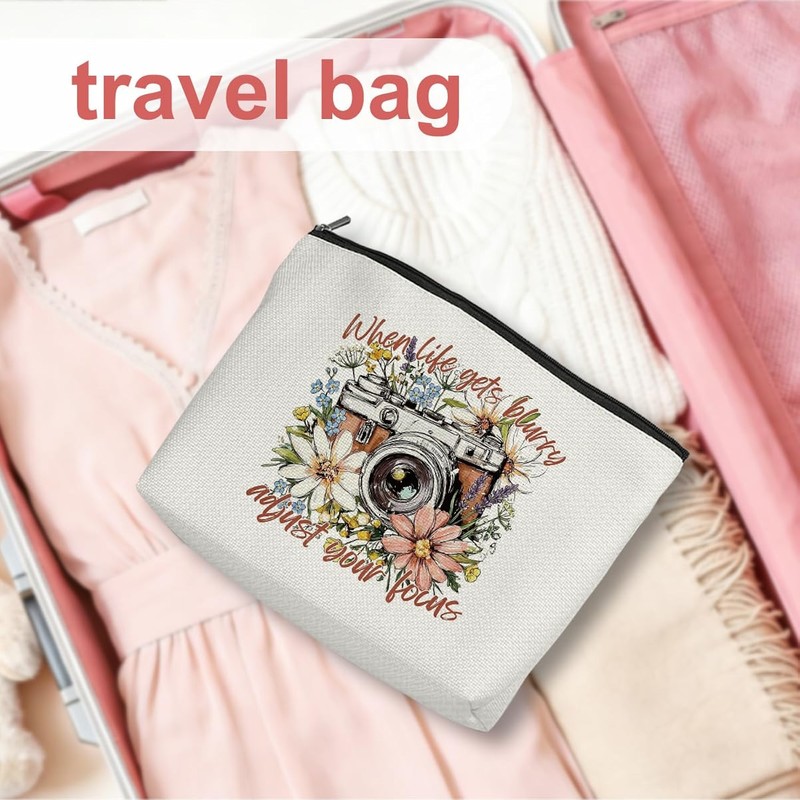 Cosmetic Bag Organizer Travel, Compact Lightweight Accessory for Travel and