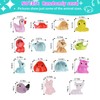 102Pcs Mini Resin Animals Bulk to Hide Luminous Mini Animals