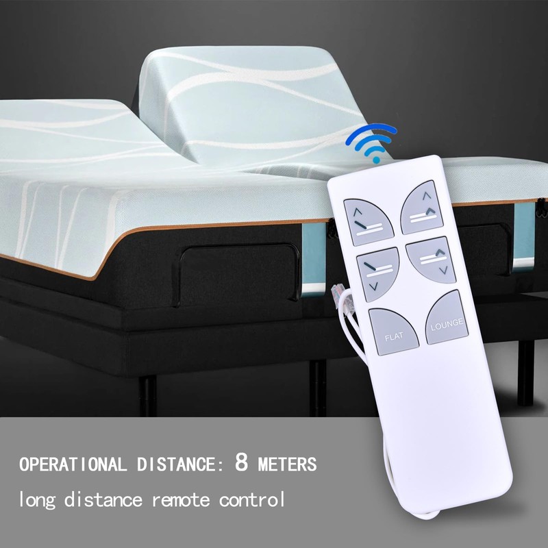 RYQIF Replacement Remote Control Intended for Serta Motion Esssentials 2