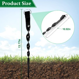 Rain Chains Direct Ground Anchor-13 Rain Chain Accessories for Eaves Drain Chain Fixed Stake Replacement