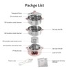 Bear Electric Multifunctional Food Steamer, One Touch Digital Steamer with