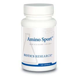 Biotics Research Amino Sport Broad Spectrum Amino Acids, Essential Amino Acids, BCAAs, Sports Recovery, Support Lean Muscle Mass 180 Capsules