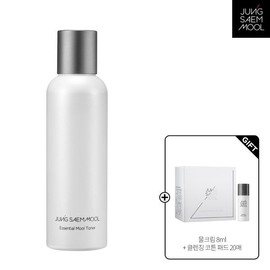 JUNGSAEMMOOL Essential Water Toner + Water Cream 8ml + Cleansing Cotton Pads (20 sheets) Water Toner 200ml / 정샘물 에센셜 물토너 + 물크림 8ml + 클렌징 코튼패드(20매) 물토너 200ml