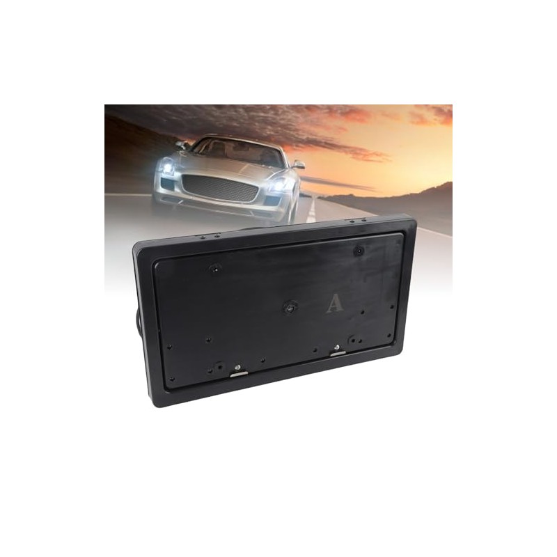 Soporte para Matrícula de Coche, Protector de Cubierta con Tapa