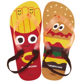 Skater SDBE19-A Kids Flip Flops, 7.5 inches (19 cm), Burger Conx 23