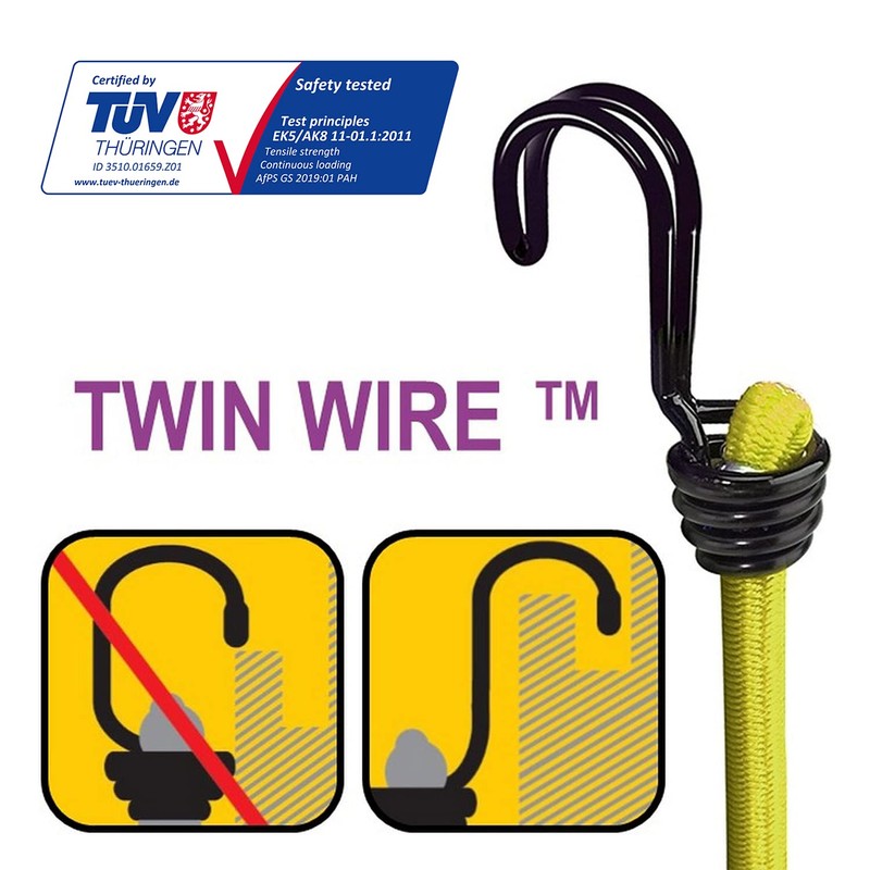 Master Lock 6-Pack Bungee Cords [2 x 60cm, 2 x