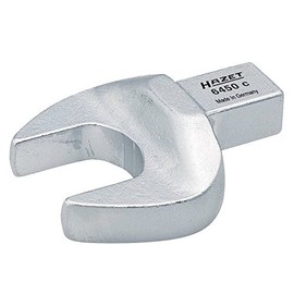 Hazet 6450C-7 Insert Open-end Wrench 9x12mm/7mm, Chrome-Plated, 9 x 12 mm/7 mm