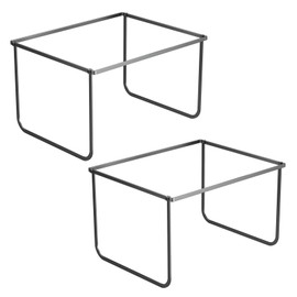 Fun storage 2 Packs Legal and Letter Size Hanging File Folder Frame Desk Organizer Destop Hanging File Frame, Hanging Folder Holder Metal Rack for Filing Cabinet File Drawer, 15.3" L12.4 W9.4 H