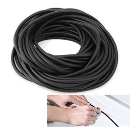 Round Cord Seal, 10 m x Diameter 6 mm Rubber Round Cord Seal, Joint Sealing Cord, High Temperature Resistant Round Cord Joint Sealing Cord, Flexible Joint Sealing Cord for Window Sealing, Walls