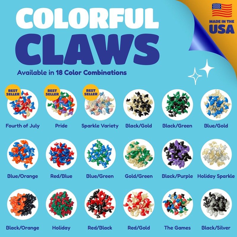 Soft Claws Cat Nail Caps for Medium Cats – (40