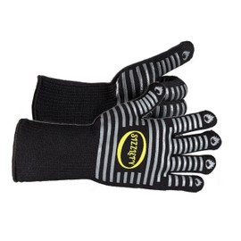 Sizzlefy BBQ Gloves – Extreme Heat - Resistant Gloves for Kitchen Cooking and Grilling. Food-Safe Grade Material – withstands Heat up to 932 Degrees.