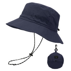 FYting Women's sun hat, summer hat, women's sun hat, foldable, rainproof, sun protection, quick-drying, breathable, for beach, swimming pool, park, camping, picnic, hiking, travel (army green), navy
