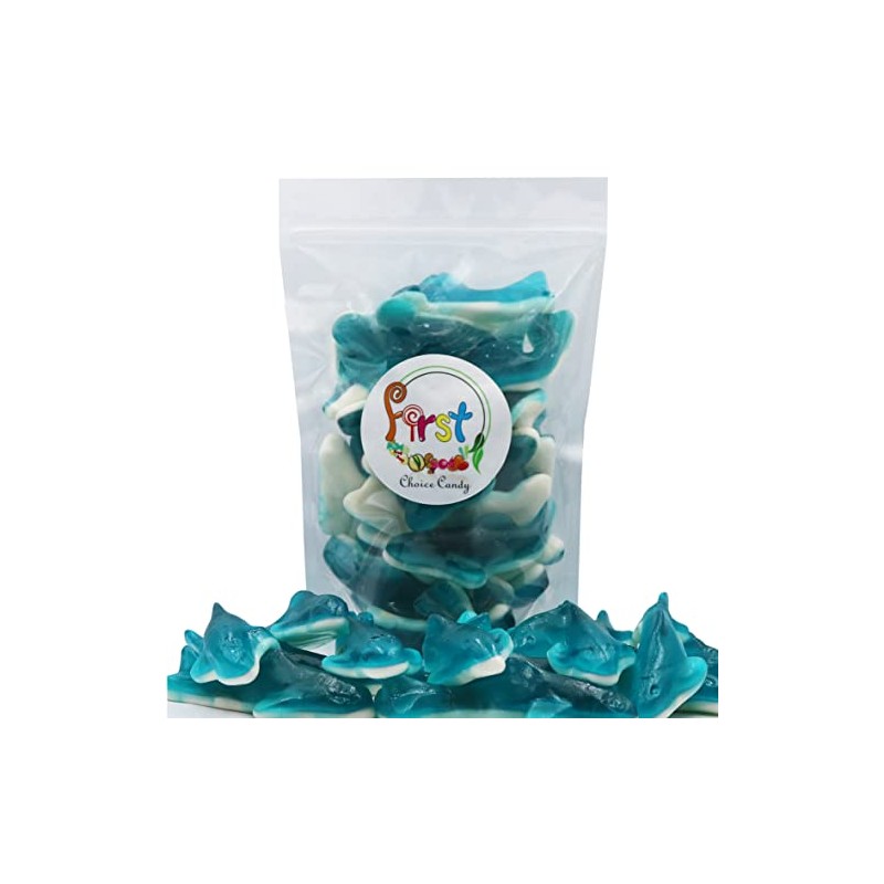 FirstChoiceCandy Fantastic Shark Gummy (Jumbo Blue, 2 Pound (Pack of