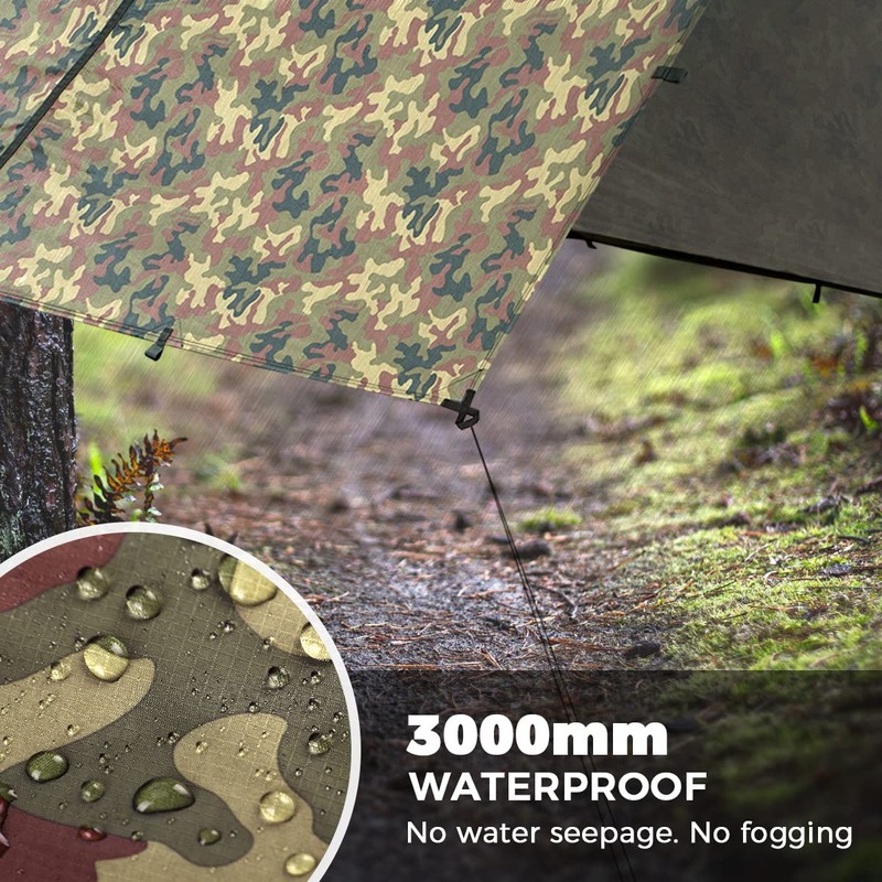 Bearhard 10 x 10 ft/10 x 12 ft Waterproof Rainfly