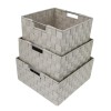 Sorbus Storage Box Woven Basket Bin Container Tote Cube Organizer