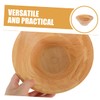 ABOOFAN Large Wooden Salad Bowl Design for Easy Mixing Pouring