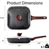 Kordisen Nonstick Grilling Pan with Lid for Stove Tops, 11