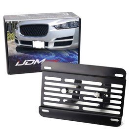 iJDMTOY No Drill Front Grille Mesh Mount License Plate Relocator Kit Compatible with Jaguar XE XF F-Pace w/Diamond Shape Lower Bumper Grill Mesh/Insert