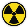 Unbranded/Generic 3 Radiation Symbol Hard Hat Stickers \ Helmet Decals