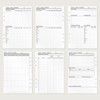 KOMPASS Fitness Planner, A5 Workout & Progress Tracking Inserts, 25