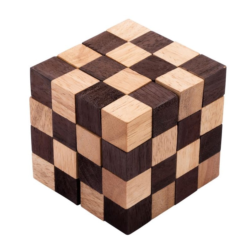 Engelhart - 350170- Anaconda wooden brain teaser puzzle expert level
