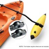 Nylon Kayak Outrigger Stabilizer Mount Holder/Motor Bracket Pole Clip Replacement