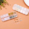Nkwuire 12 Styles 600 Pcs Earring Backs for Studs, Clear